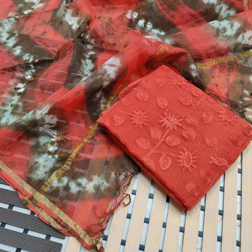 Exclusive Kota Doria Pure Cotton Dress Material – Handcrafted Elegance in Every Weave